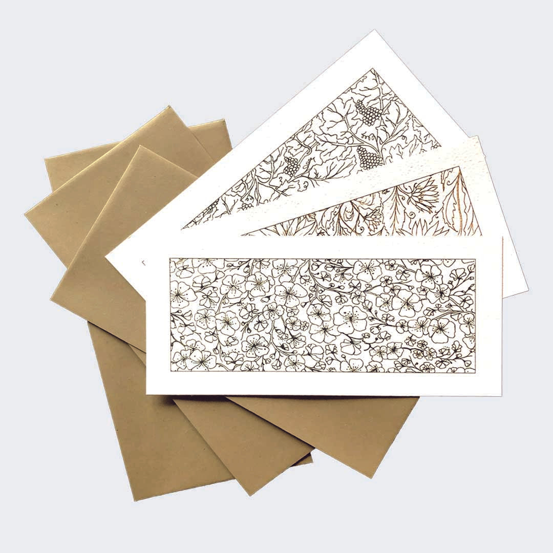 Lot 3 cartes simples Lena's Paper