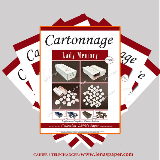 Les Vide- Poches de Annie -Tuto Cartonnage à télécharger (Copie) Lena's Paper
