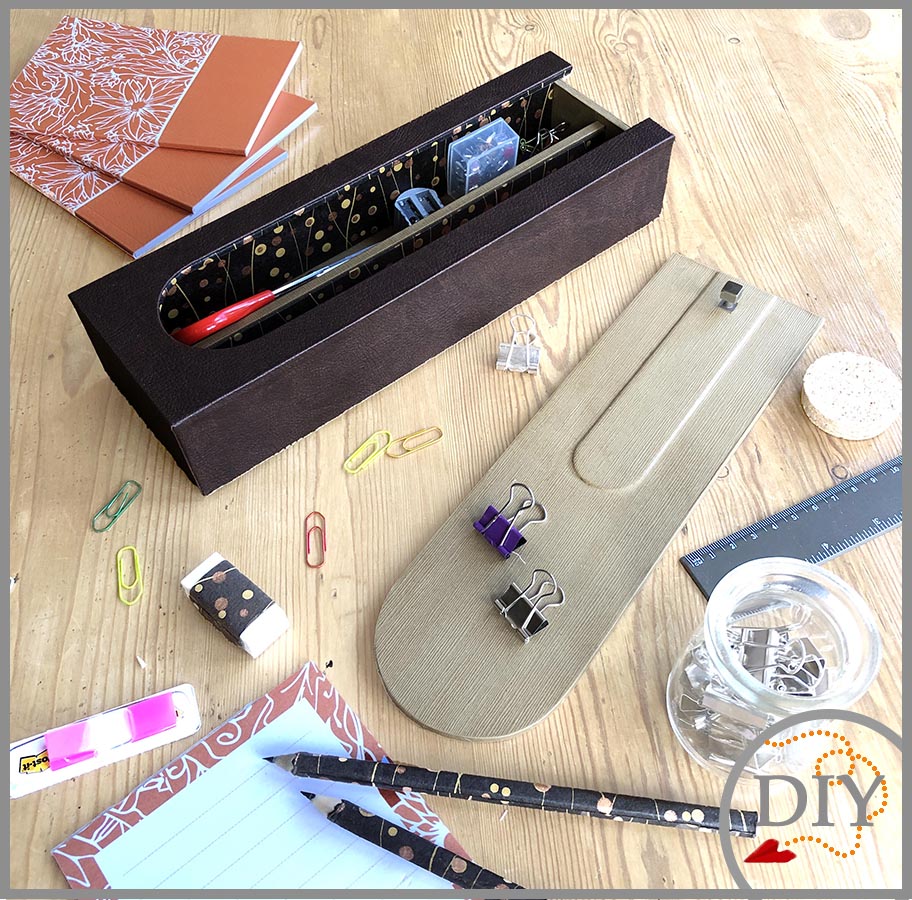 Le Plumier Coulissant de Colette -Tuto Cartonnage à télécharger (Copie) Lena's Paper