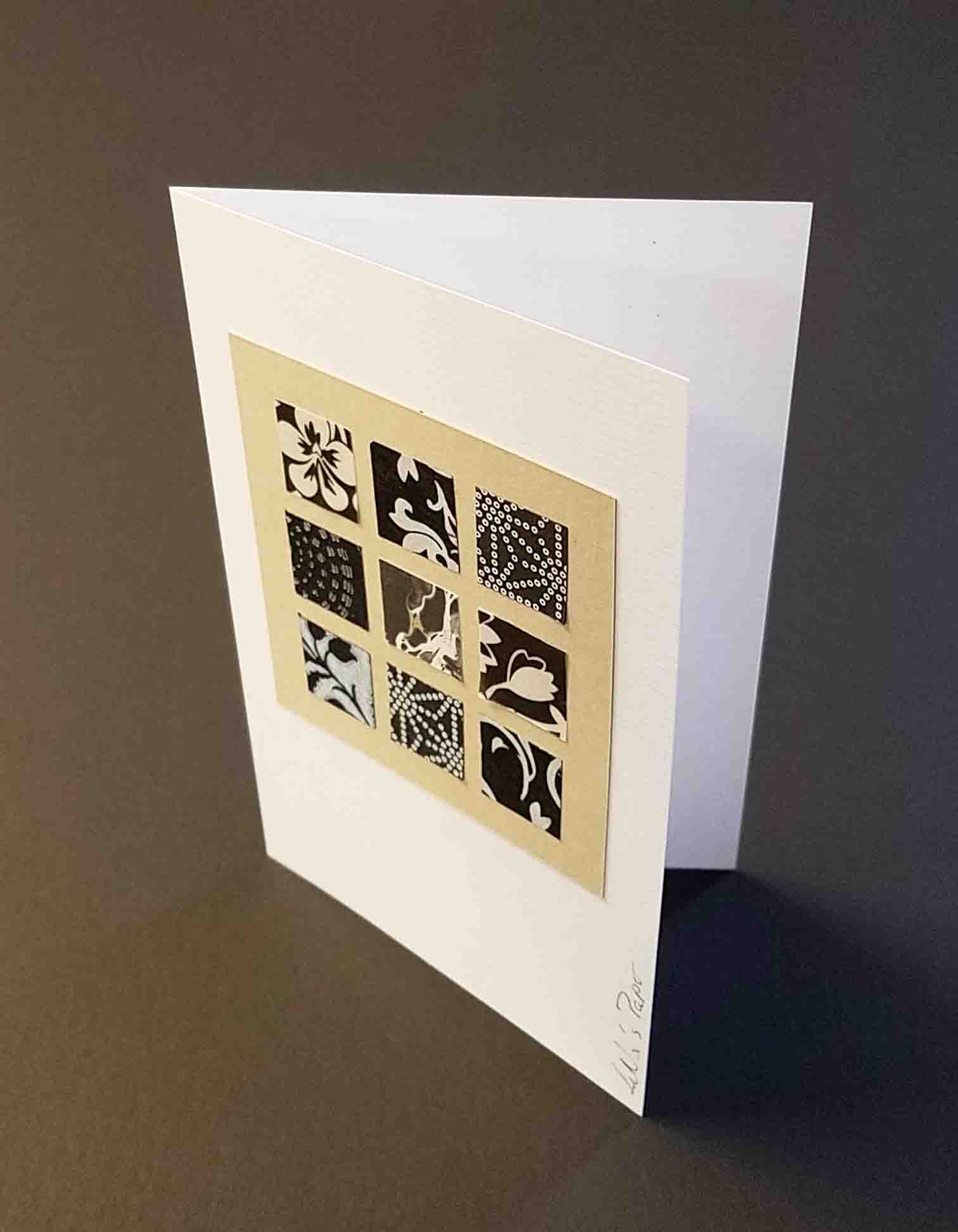 Carte Rubic Création Papier UNIQUE Lena's Paper