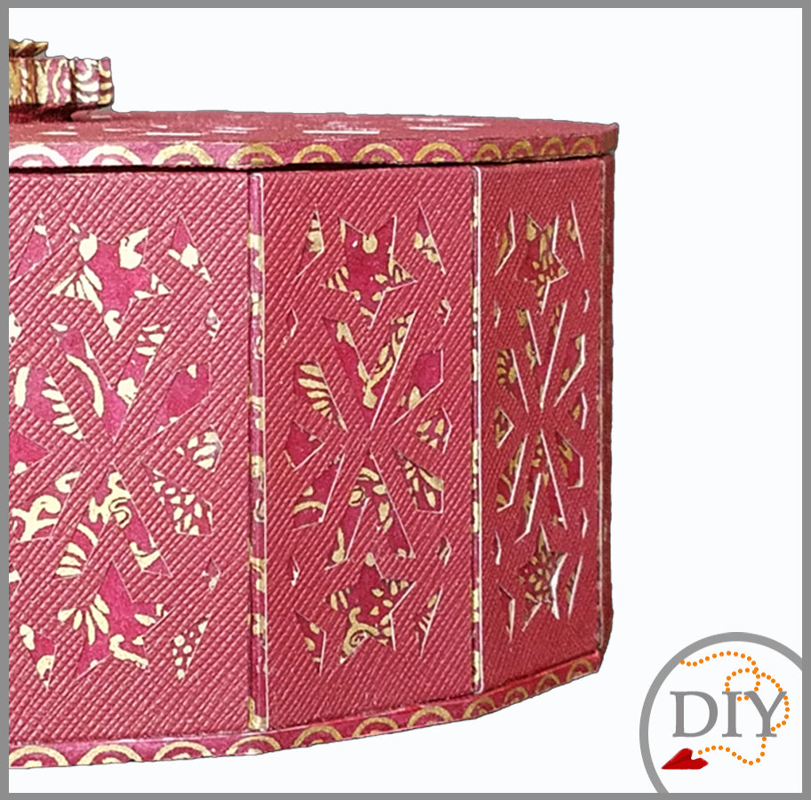 La Boite ALICIA -Tuto Cartonnage à télécharger (Copie) Lena's Paper
