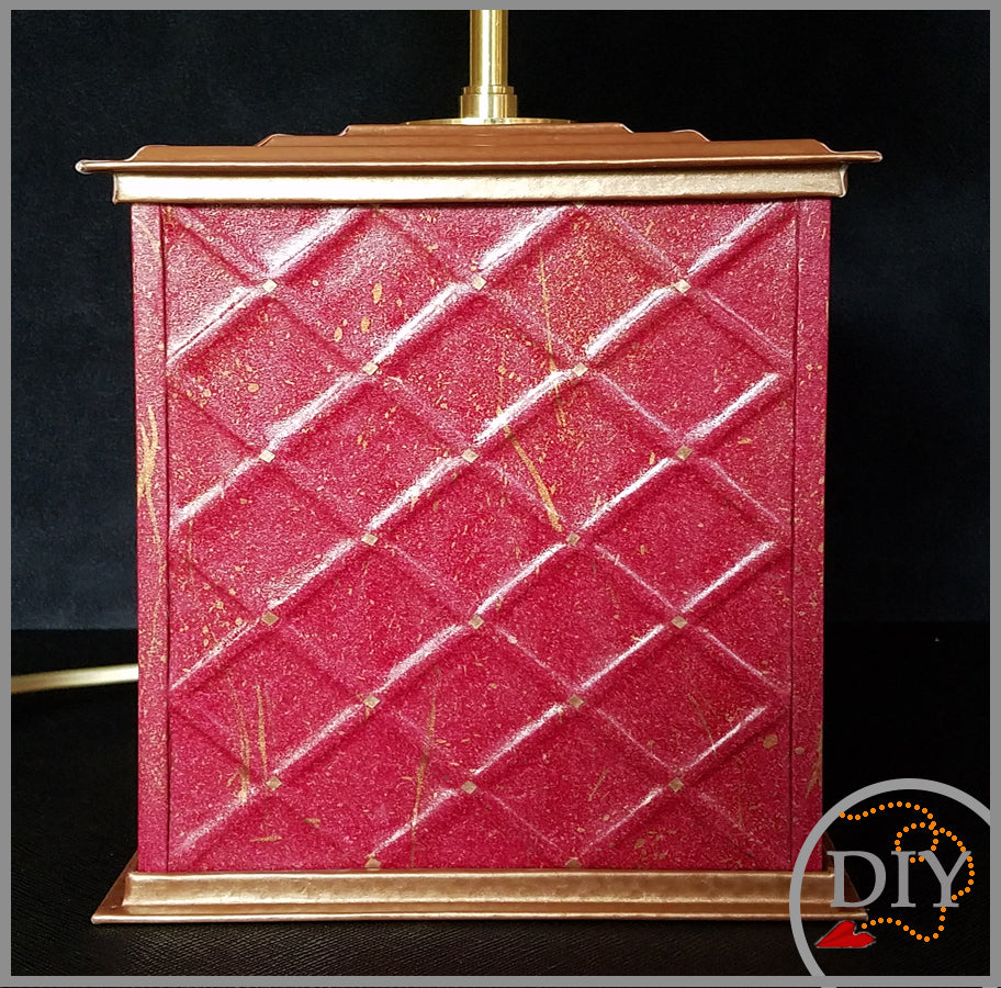 La Lampe BRUCEL -Tuto Cartonnage à télécharger (Copie) Lena's Paper