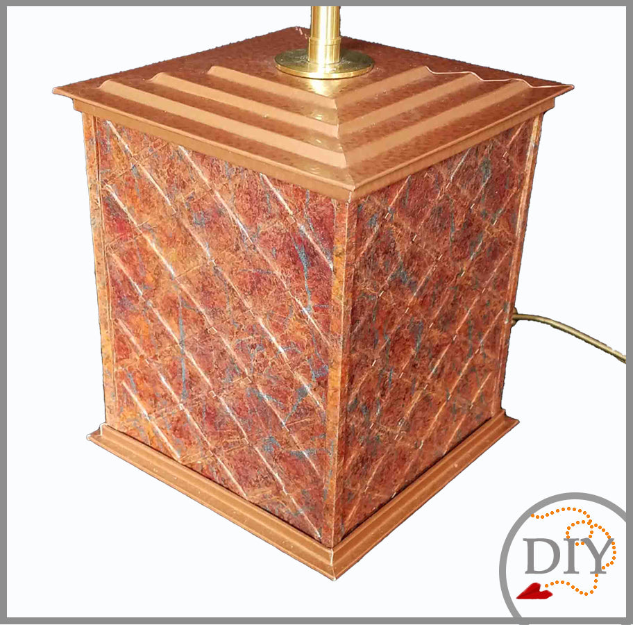 La Lampe BRUCEL -Tuto Cartonnage à télécharger (Copie) Lena's Paper