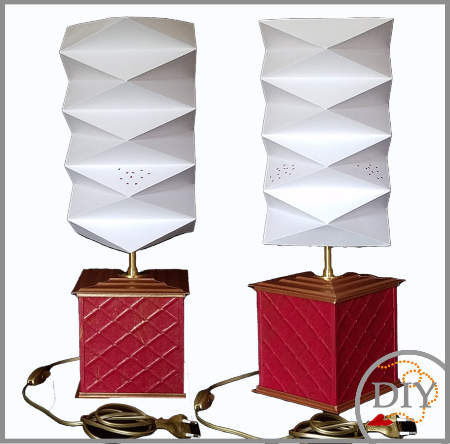 La Lampe BRUCEL -Tuto Cartonnage à télécharger (Copie) Lena's Paper