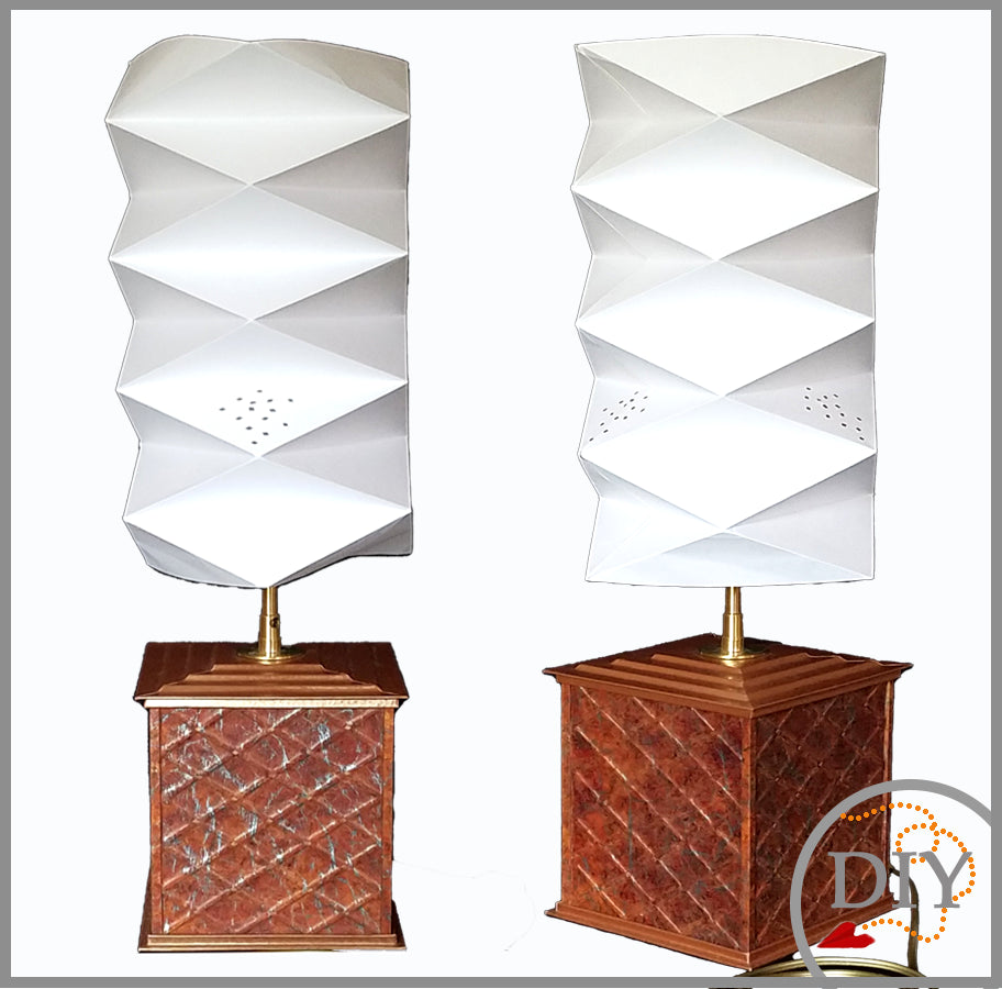 La Lampe BRUCEL -Tuto Cartonnage à télécharger (Copie) Lena's Paper