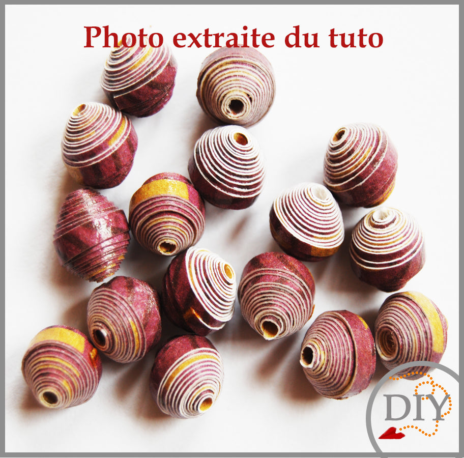 Le Bracelet Picollo - Tuto à Télécharger - Bijoux de papier- Débutant - DIY LeNa's Paper