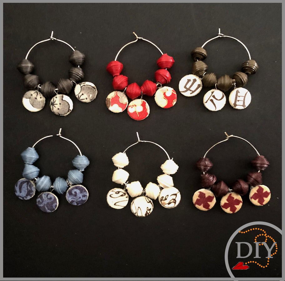 Les Marque-Verres Joséphine - Tuto cartonnage à Télécharger Lena's Paper