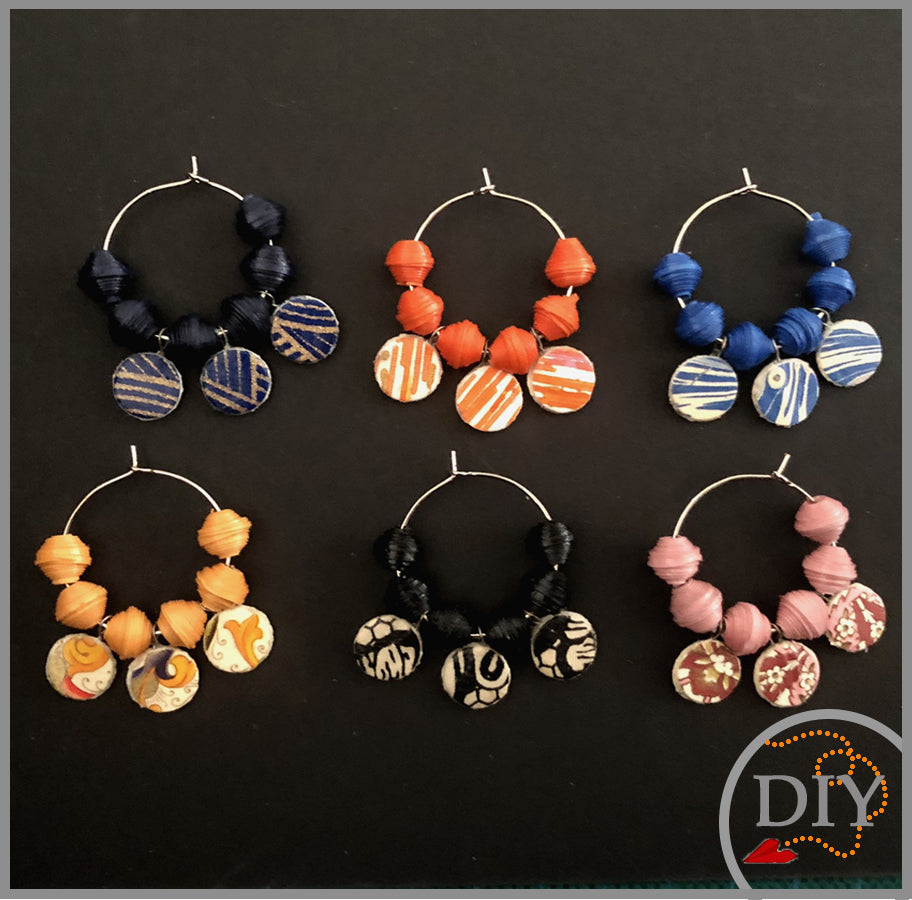 Les Marque-Verres Joséphine - Tuto cartonnage à Télécharger Lena's Paper