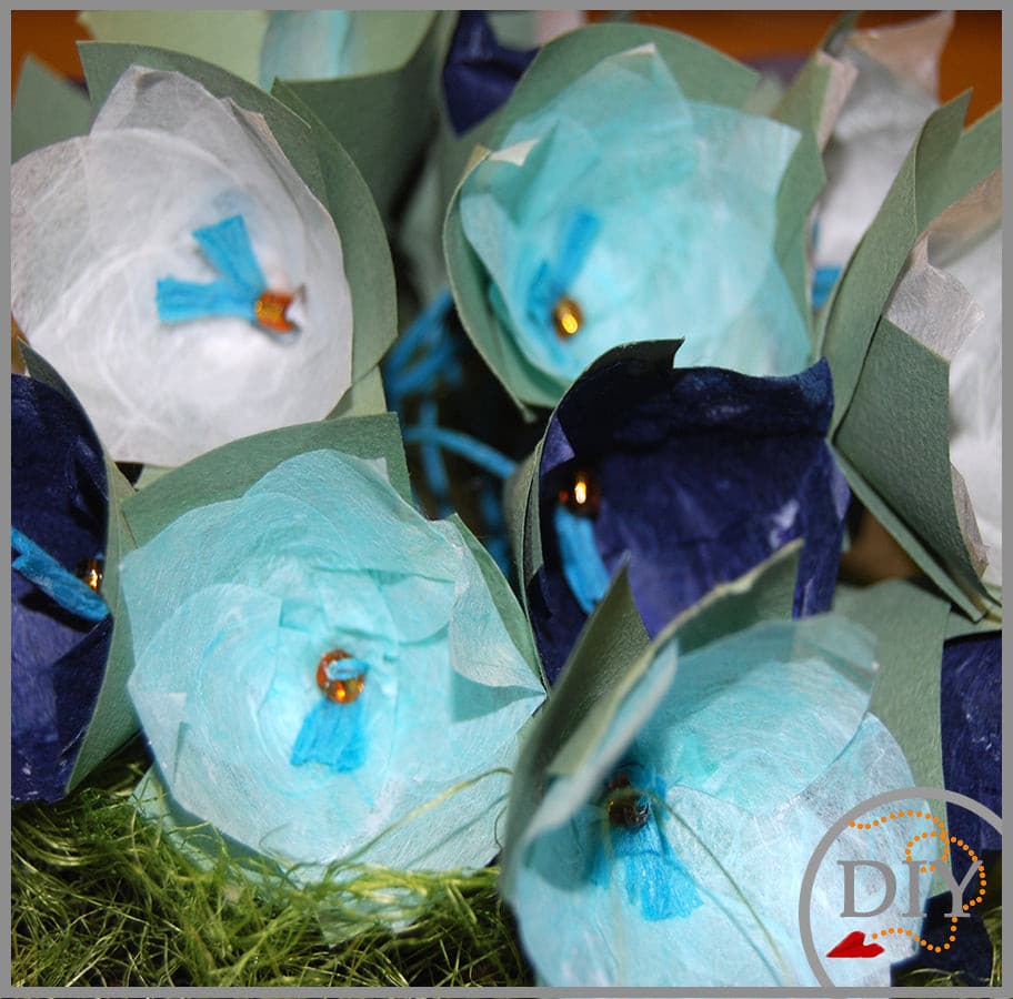 Les Marque-Places - Tuto à Télécharger - Fleur de papier LeNa's Paper