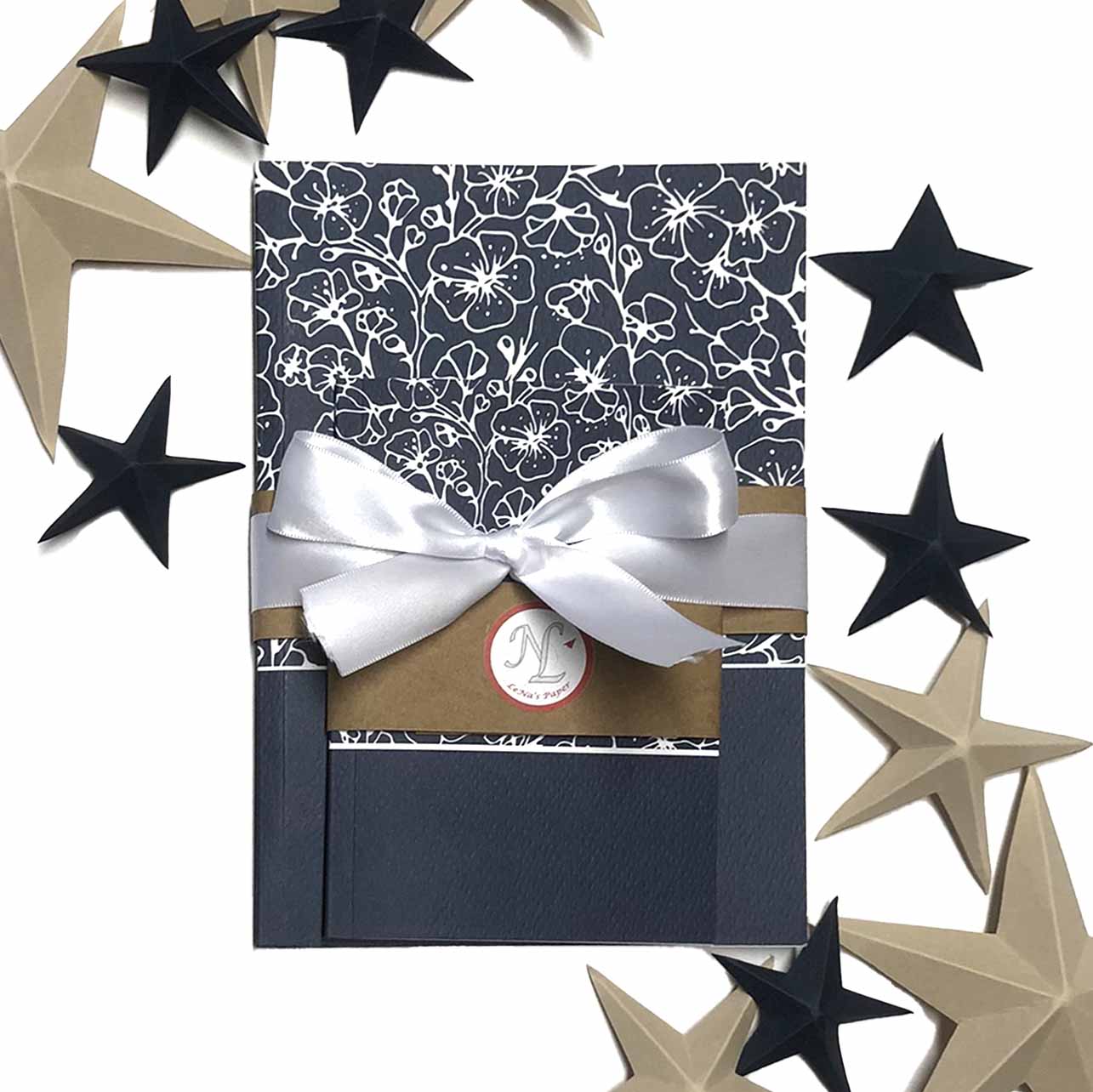 Set de 2 Carnets A5 A6 CERISIER du Japon- jolie papeterie fleurie Lena's Paper