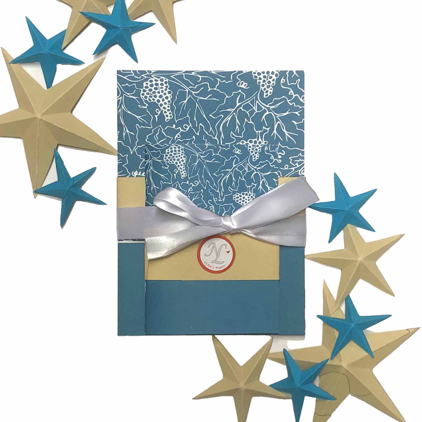 Set de 2 Carnets A5 + A6 DIONYS - papetrie fleurie Lena's Paper