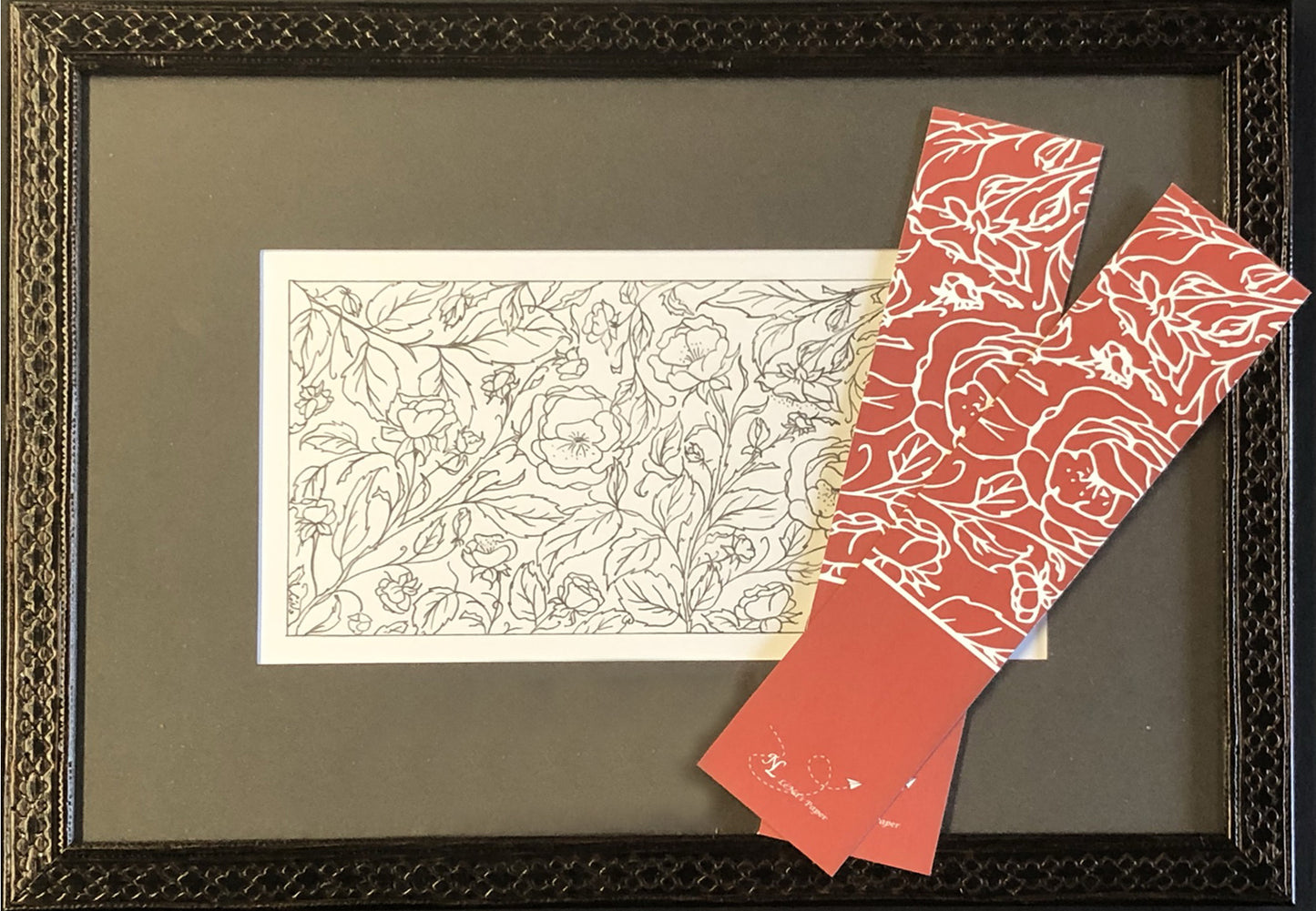 Marque Page ROSY signet Lena's Paper