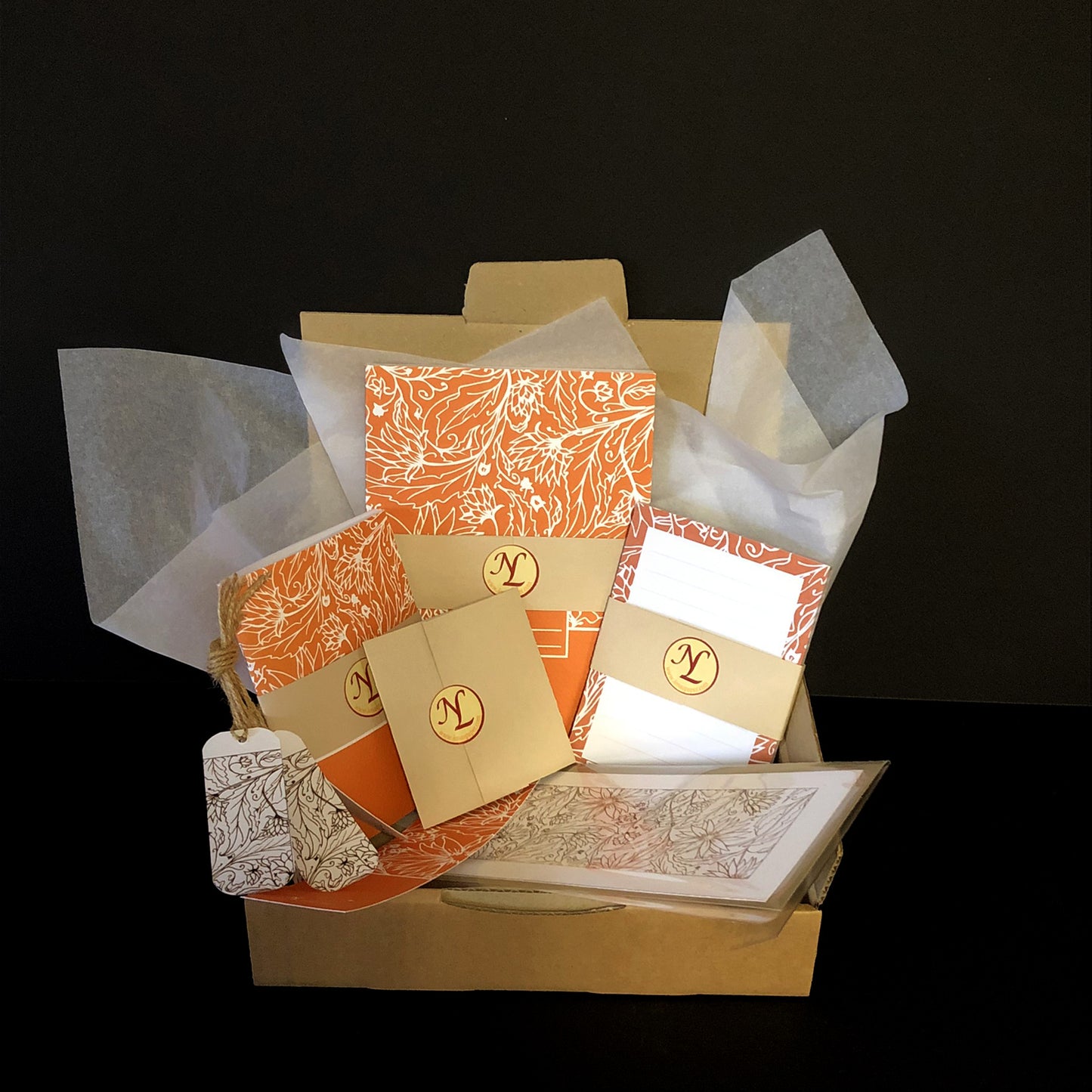 Box MAGUY - 10 articles de papeterie fleurie Lena's Paper