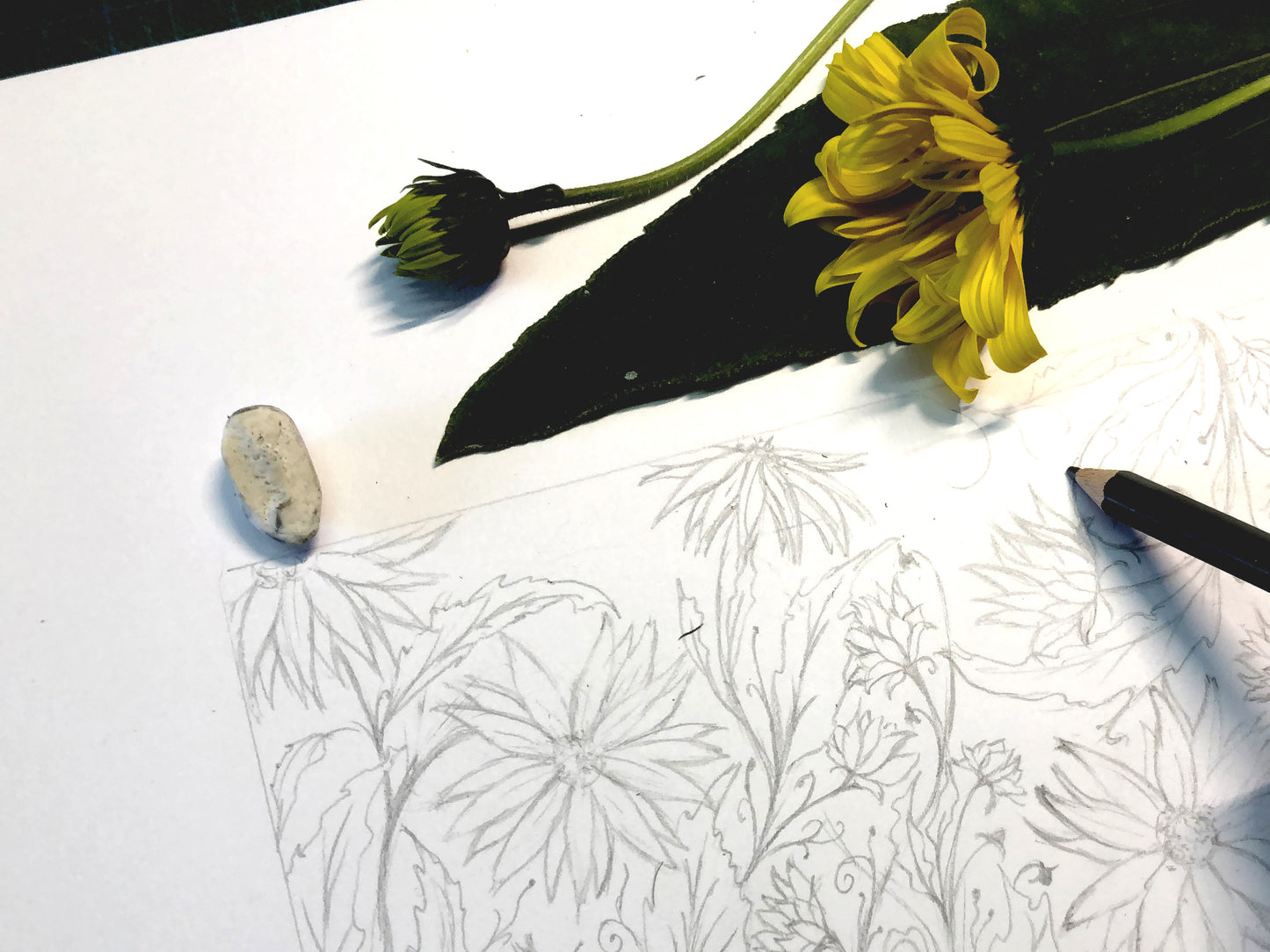 Set de 2 Carnets A5 + A6 MAGUY - jolie papeterie fleurie Lena's Paper