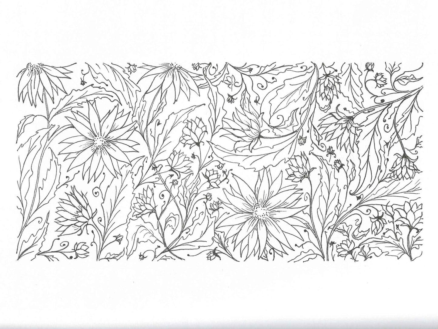 Set de 2 Carnets A5 + A6 MAGUY - jolie papeterie fleurie Lena's Paper