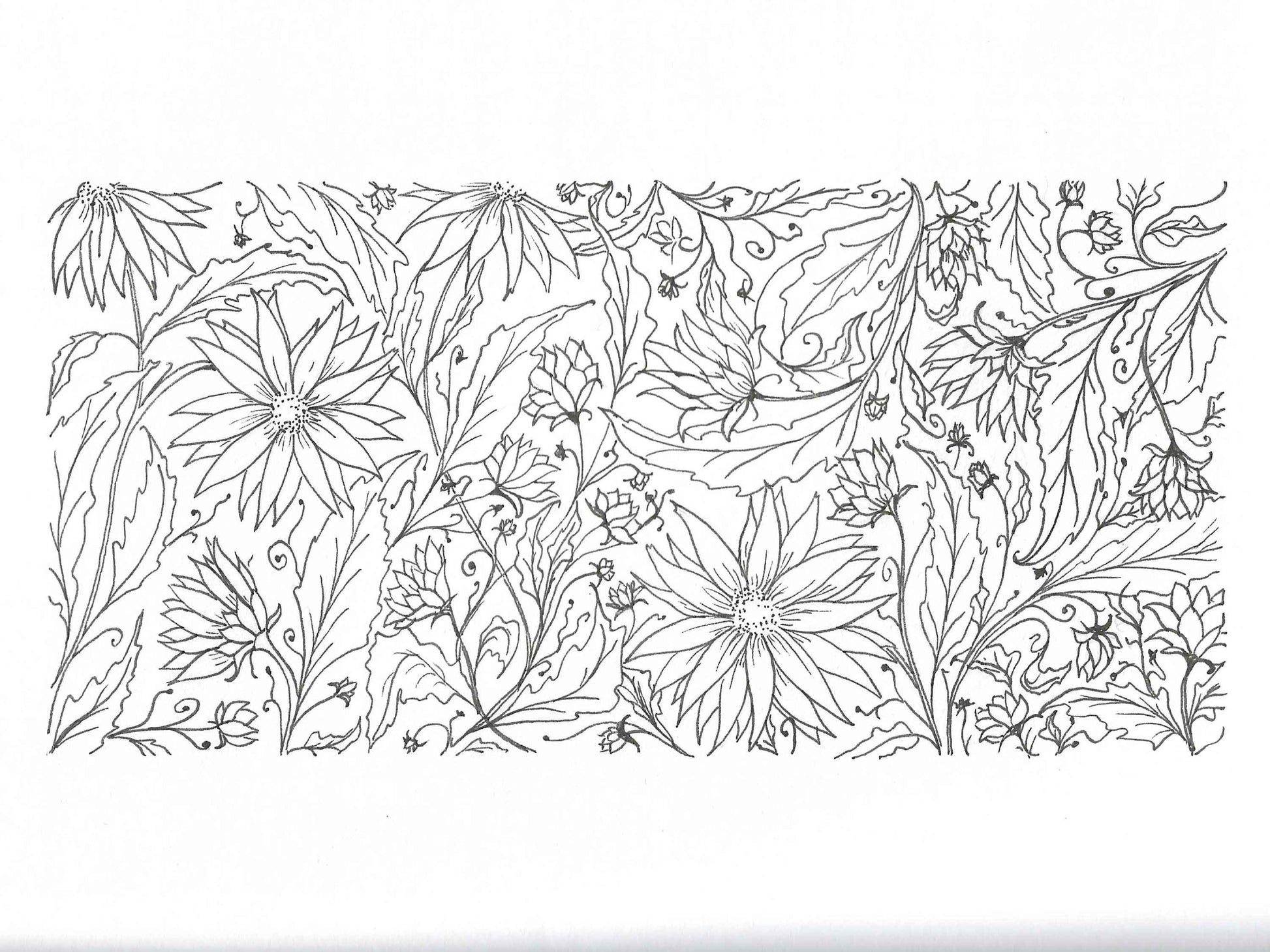 Set de 2 Carnets A5 + A6 MAGUY - jolie papeterie fleurie Lena's Paper