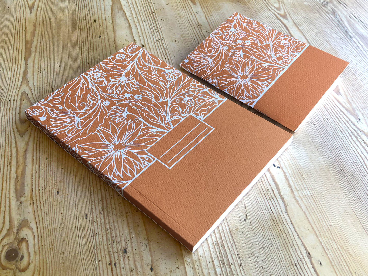 Set de 2 Carnets A5 + A6 MAGUY - jolie papeterie fleurie Lena's Paper