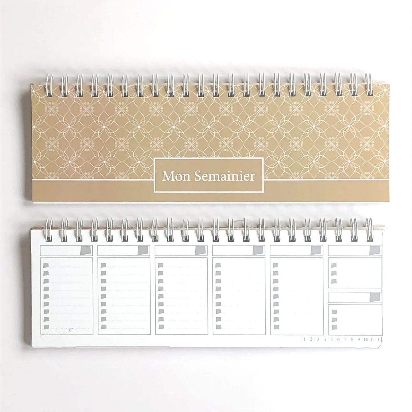 Semainier Desk Planner Agenda Collection Célia Lena's Paper