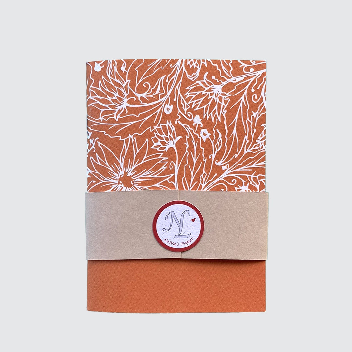 Carnet A6 MAGUY - calepin fleuri 48 pages blanches Lena's Paper