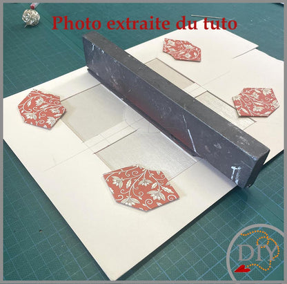 La Boite Carrée de Hedy -Tuto Cartonnage à télécharger (Copie) Lena's Paper