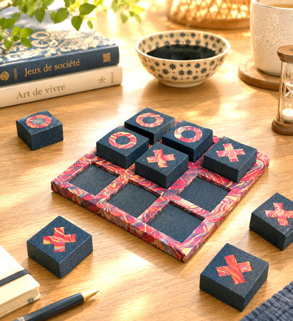 Le Jeu de Morpion d'IRENA - Tuto cartonnage à Télécharger Lena's Paper