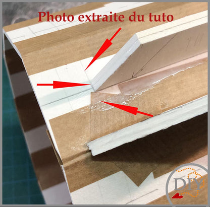 La Lampe BRUCEL -Tuto Cartonnage à télécharger (Copie) Lena's Paper