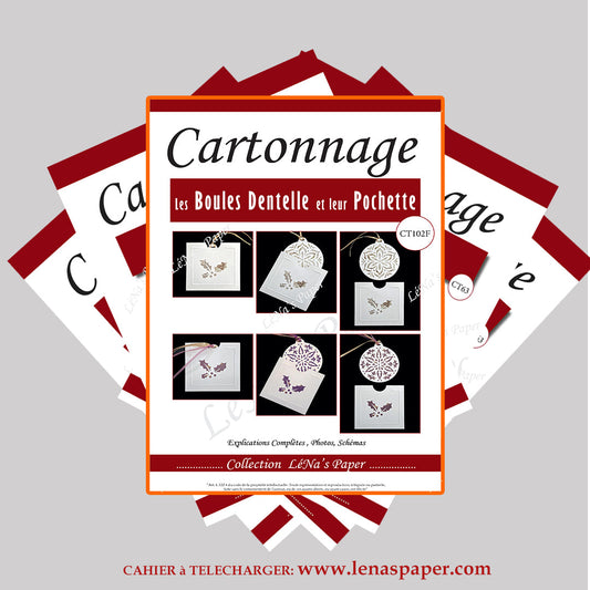 Les Boules DentelleI-Tuto Cartonnage à télécharger Lena's Paper