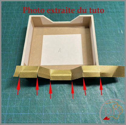Les Sous-Verre d'Hildegarde -Tuto Cartonnage à télécharger (Copie) Lena's Paper