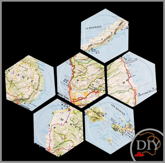 Les Dessous de Verres MAP - Tuto cartonnage à Télécharger Lena's Paper