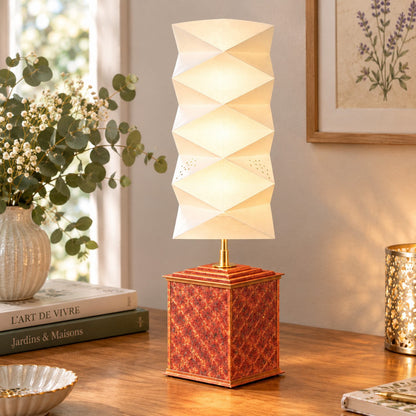 La Lampe BRUCEL -Tuto Cartonnage à télécharger Lena's Paper