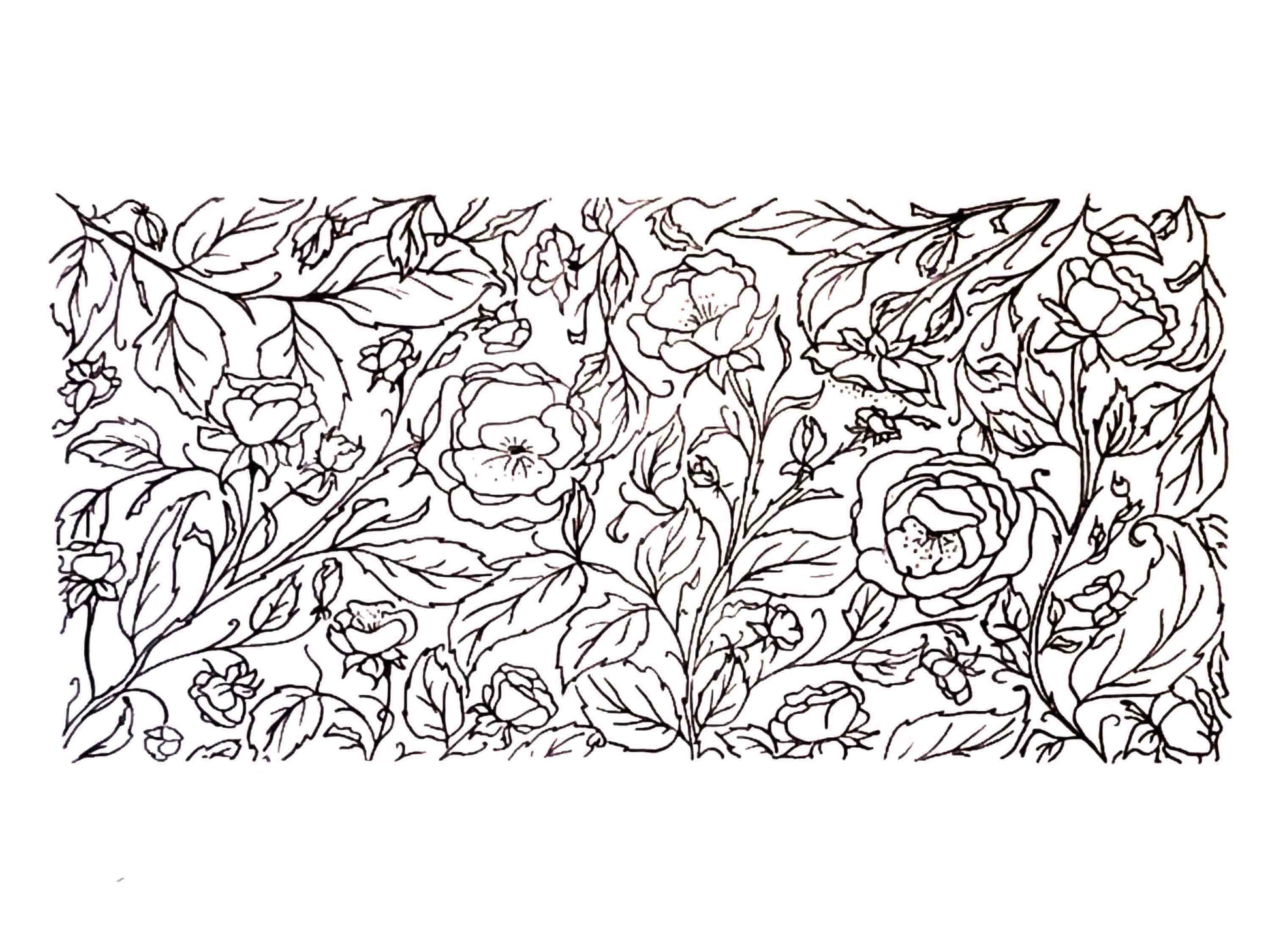 Carnet de notes Ligné A5: Style Roses Mauves Fleuri - Cahier de notes 120  pages Lignées - (15,24 x 22,86 cm / 6x9 pouces) - Notebook Flowers A5
