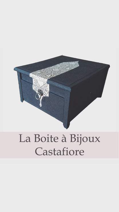 La Boite à Bijoux CASTAFIORE-Tuto Cartonnage à télécharger