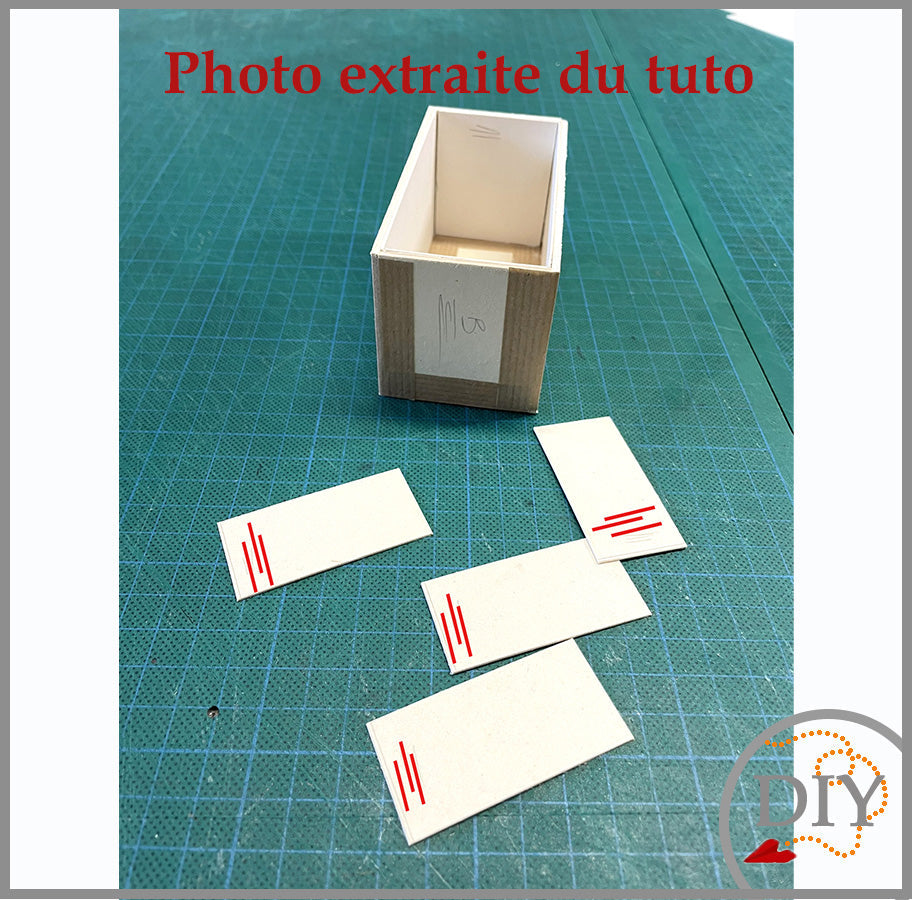 Les Sous-Verre CLICO -Tuto Cartonnage à télécharger Lena's Paper