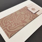 Carte double , création papier unique- Collection SNOW Lena's Paper