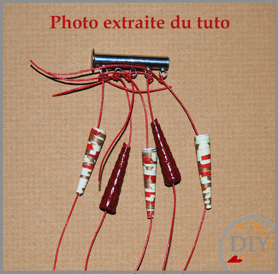 Le Bracelet Zeli- Tuto à Télécharger - Bijoux de papier- Débutant - DIY LeNa's Paper