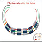 Le Bracelet Maria- Tuto à Télécharger - Bijoux de papier- Débutant - DIY LeNa's Paper