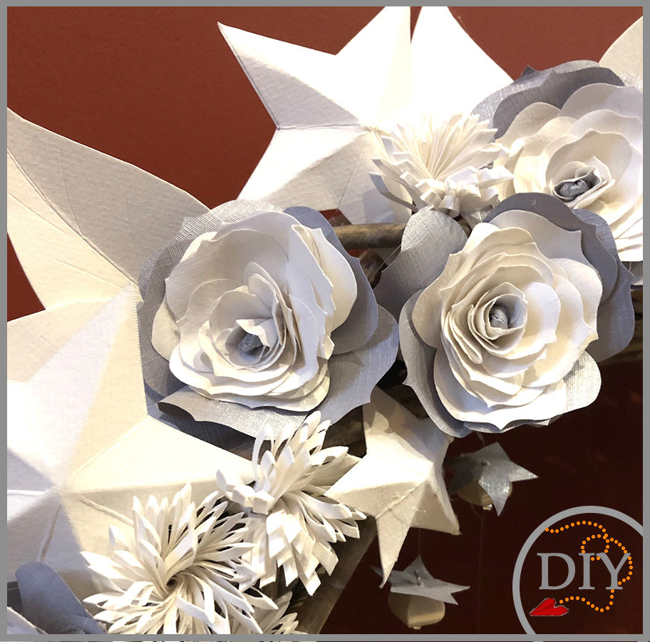 DIY pour CSF #1 : la couronne de fleurs en papier - C by Clemence