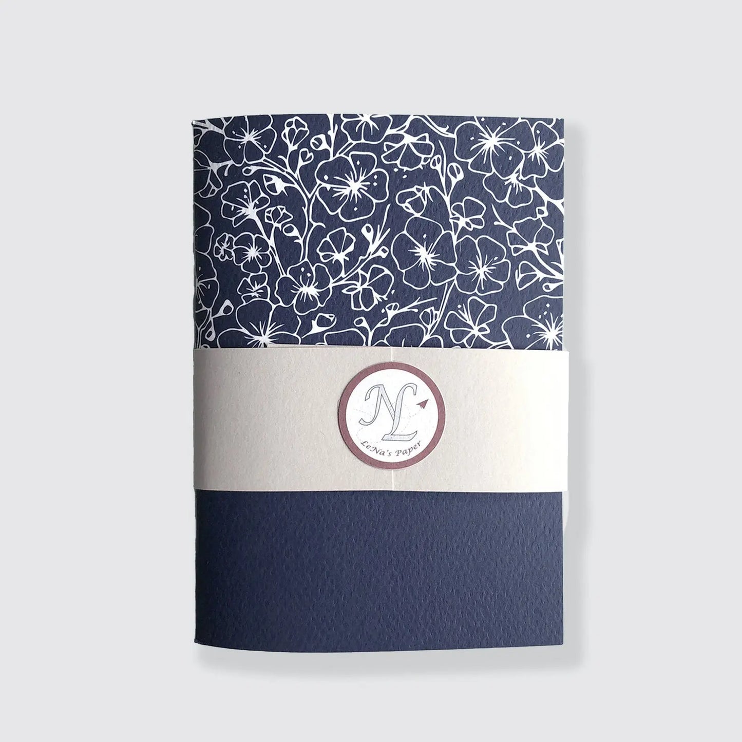 Carnet A6 CERISIER du Japon - 48 pages blanches -Papeterie japonaise fleurie Lena's Paper