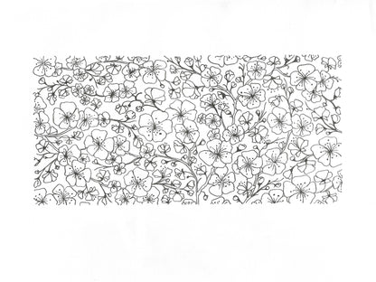 Set de 2 Carnets A5 A6 CERISIER du Japon- jolie papeterie fleurie Lena's Paper